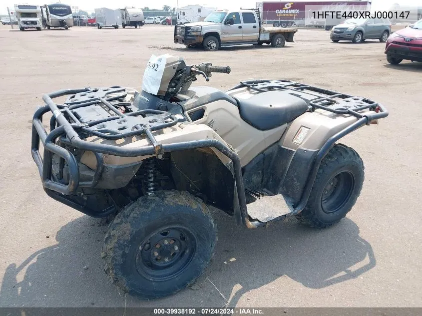 2024 Honda Trx520 Fm VIN: 1HFTE440XRJ000147 Lot: 39938192