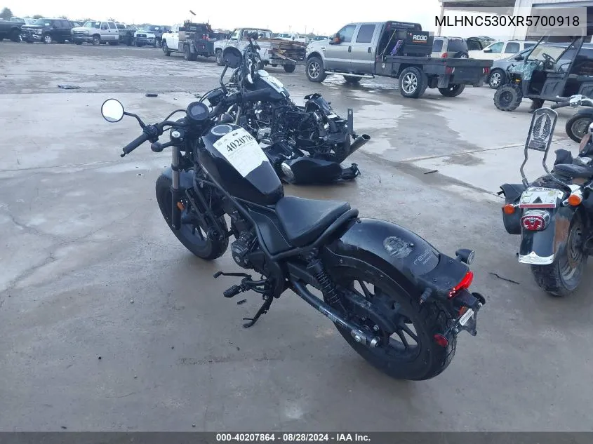 2024 Honda Cmx300 VIN: MLHNC530XR5700918 Lot: 40207864