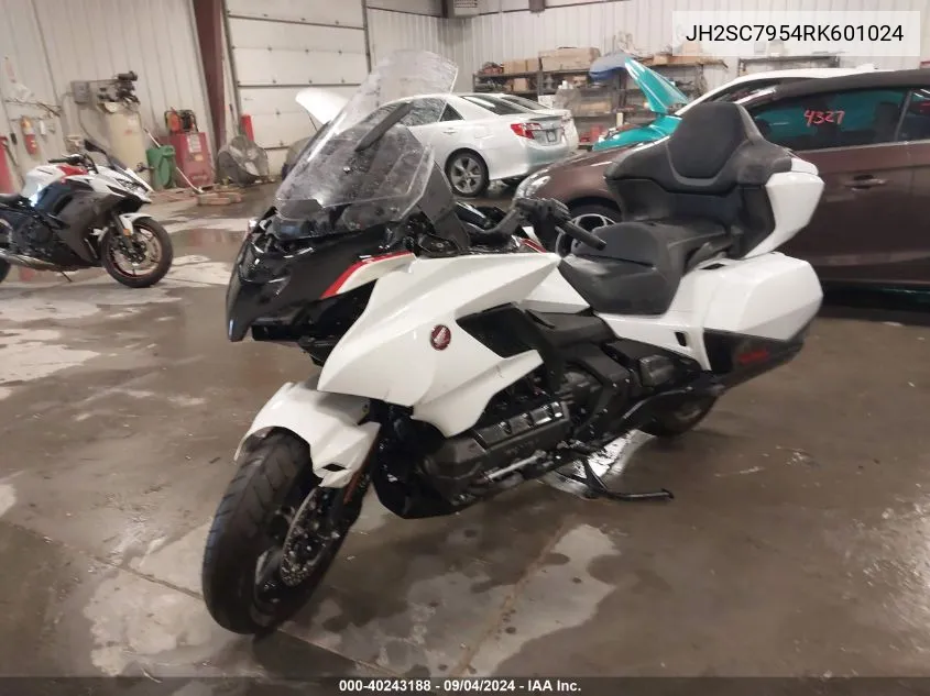 2024 Honda Gl1800 D VIN: JH2SC7954RK601024 Lot: 40243188