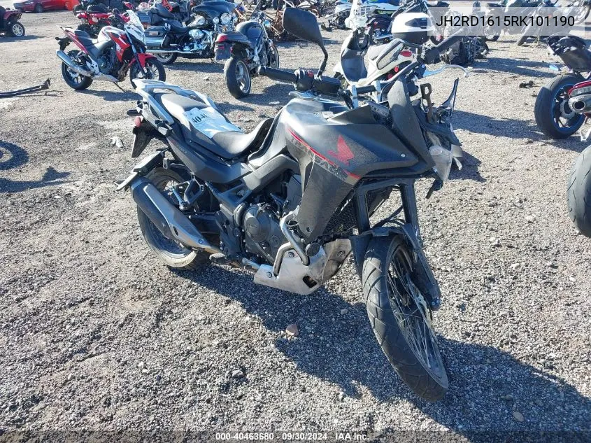 2024 Honda Xl750 VIN: JH2RD1615RK101190 Lot: 40463680