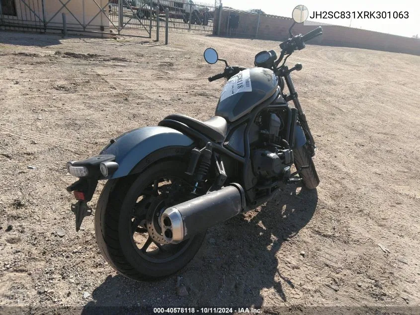 JH2SC831XRK301063 2024 Honda Cmx1100 D