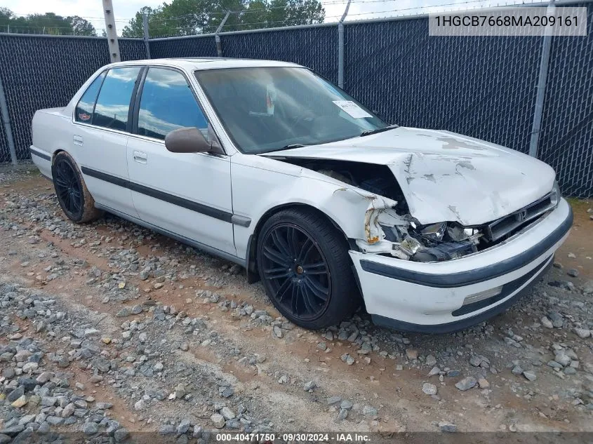 1991 Honda Accord Ex/Ex-R VIN: 1HGCB7668MA209161 Lot: 40471750