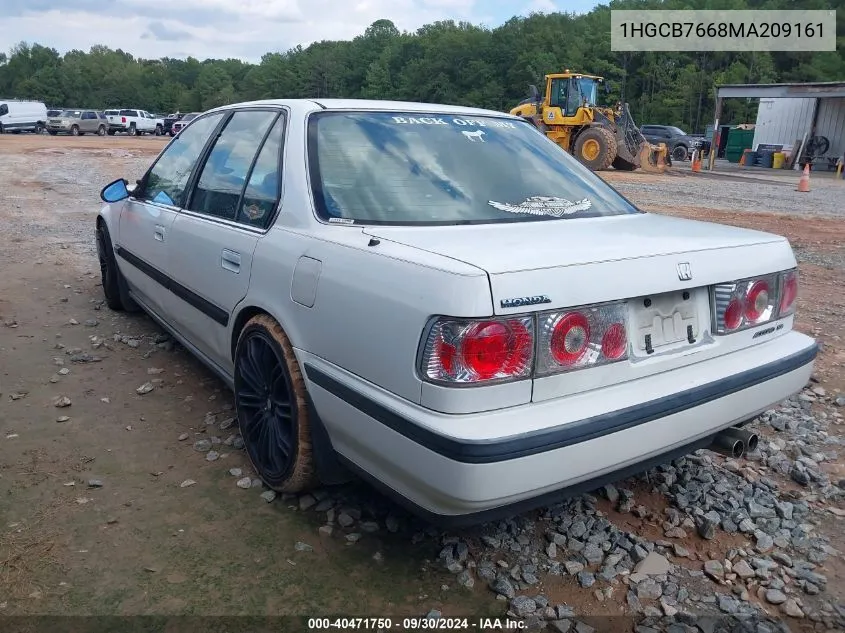 1991 Honda Accord Ex/Ex-R VIN: 1HGCB7668MA209161 Lot: 40471750