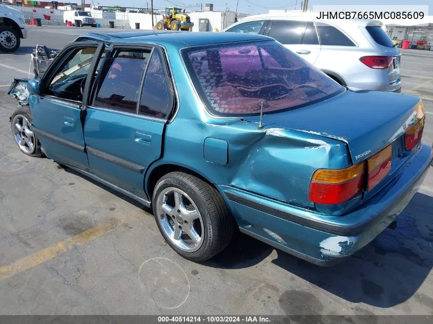 1991 Honda Accord Ex/Ex-R VIN: JHMCB7665MC085609 Lot: 40514214