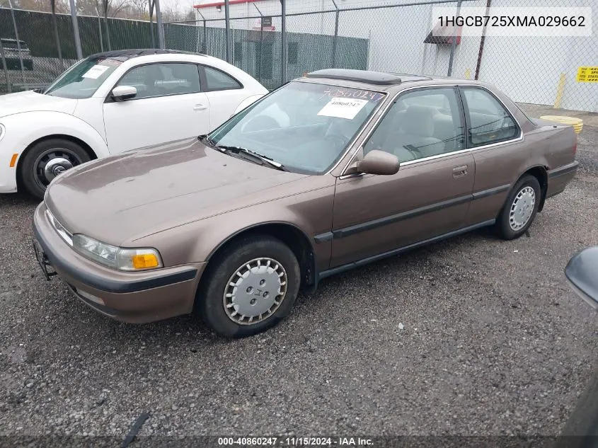 1HGCB725XMA029662 1991 Honda Accord Lx