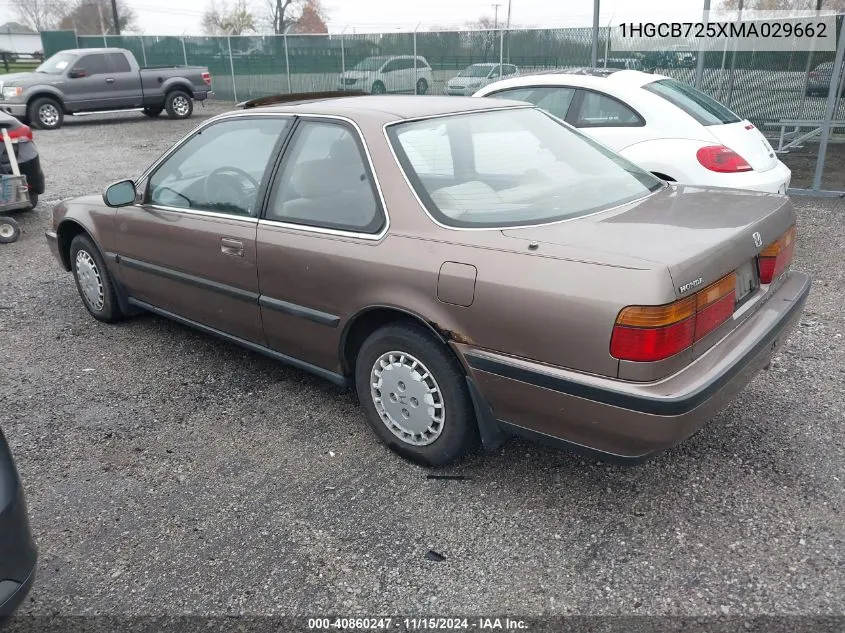 1HGCB725XMA029662 1991 Honda Accord Lx