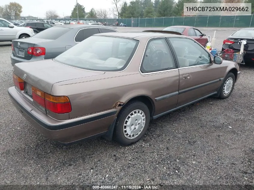 1HGCB725XMA029662 1991 Honda Accord Lx