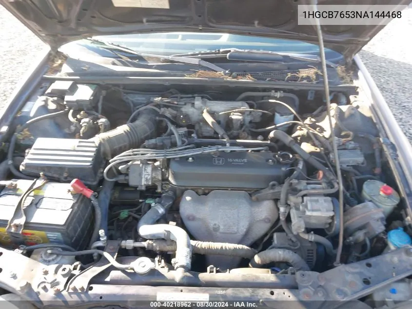 1HGCB7653NA144468 1992 Honda Accord Lx