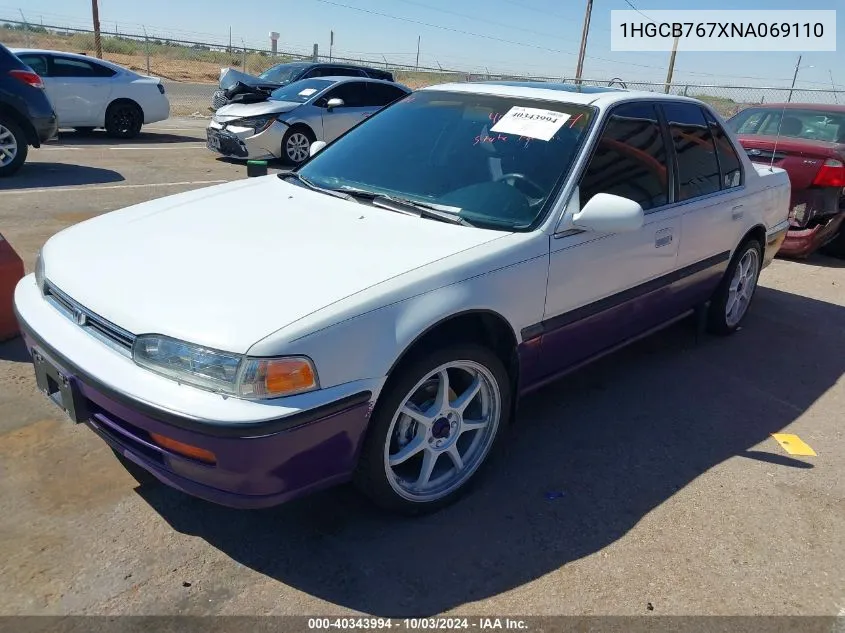 1992 Honda Accord Ex VIN: 1HGCB767XNA069110 Lot: 40343994