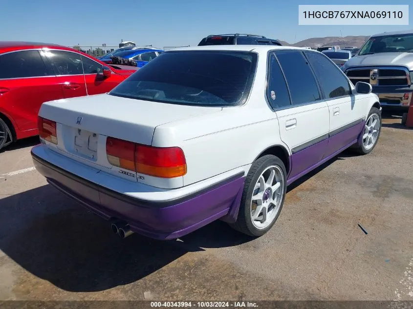 1992 Honda Accord Ex VIN: 1HGCB767XNA069110 Lot: 40343994