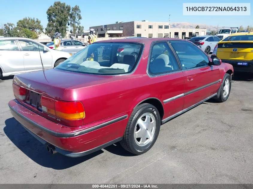 1992 Honda Accord Ex VIN: 1HGCB7272NA064313 Lot: 40442251