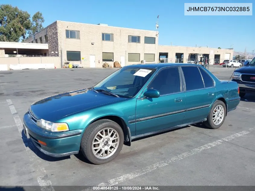 1992 Honda Accord Ex/Ex-R VIN: JHMCB7673NC032885 Lot: 40549125