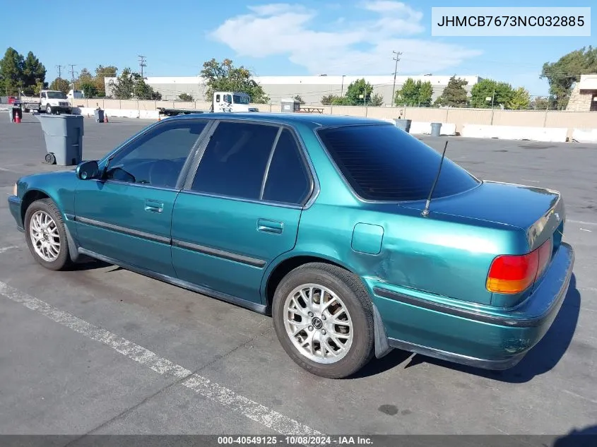 1992 Honda Accord Ex/Ex-R VIN: JHMCB7673NC032885 Lot: 40549125