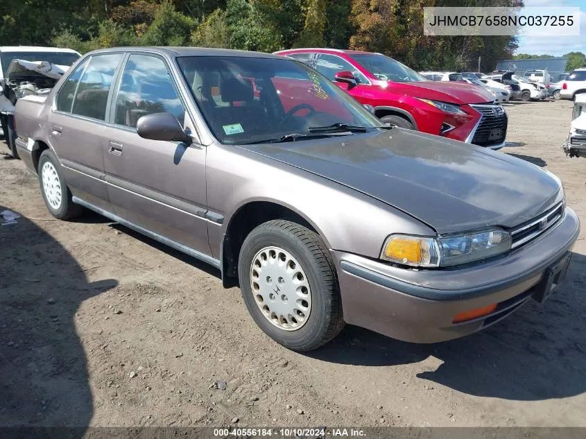 1992 Honda Accord Lx/Ex VIN: JHMCB7658NC037255 Lot: 40556184