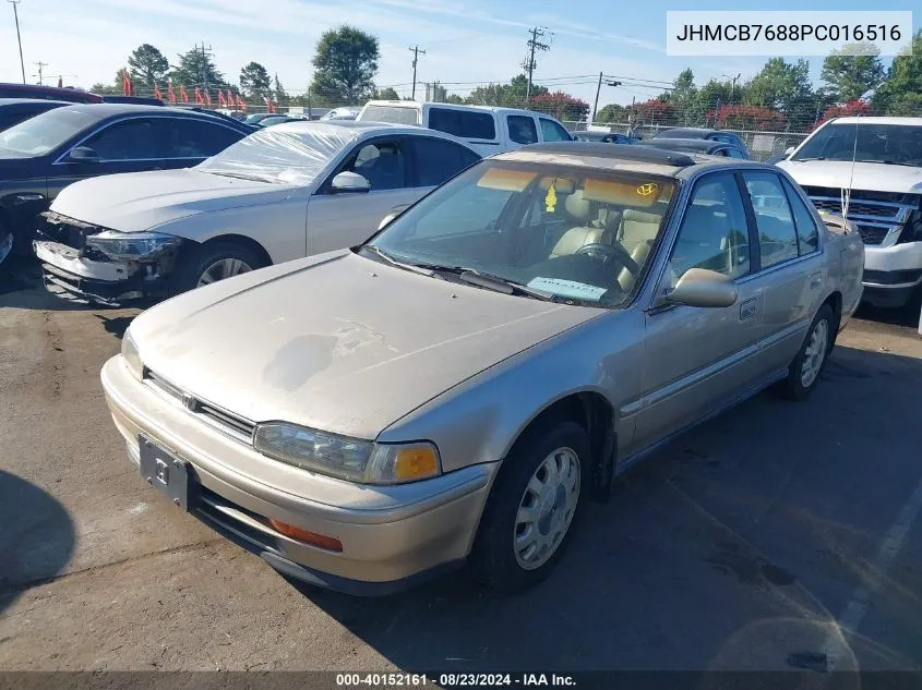 1993 Honda Accord Se VIN: JHMCB7688PC016516 Lot: 40152161