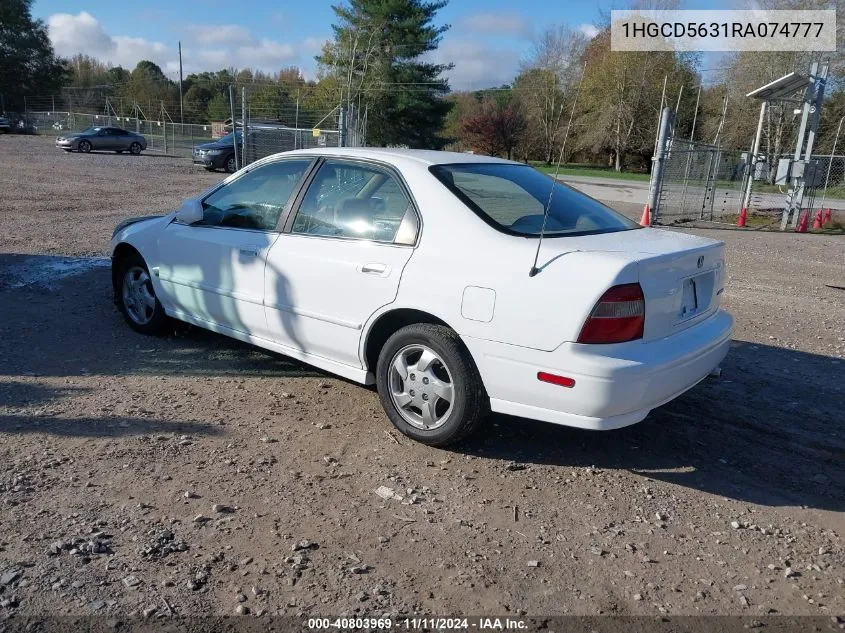 1994 Honda Accord Lx/Ex VIN: 1HGCD5631RA074777 Lot: 40803969