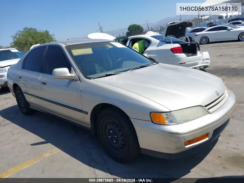 1995 Honda Accord Lx/Ex VIN: 1HGCD5637SA158110 Lot: 39877809