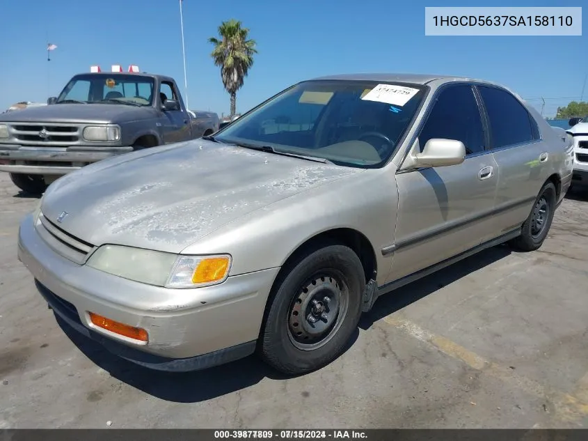 1995 Honda Accord Lx/Ex VIN: 1HGCD5637SA158110 Lot: 39877809