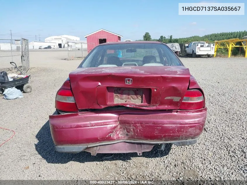 1HGCD7137SA035667 1995 Honda Accord Lx