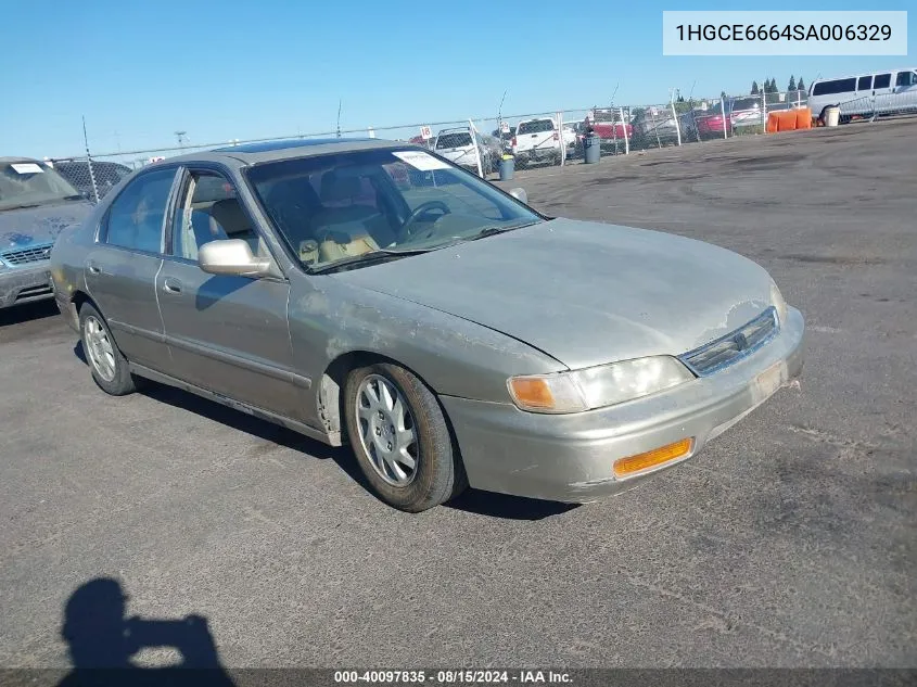 1995 Honda Accord Ex VIN: 1HGCE6664SA006329 Lot: 40097835