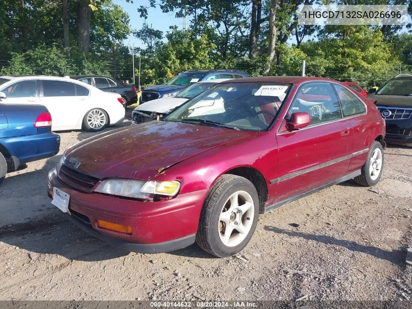 1995 Honda Accord Lx VIN: 1HGCD7132SA026696 Lot: 40144632