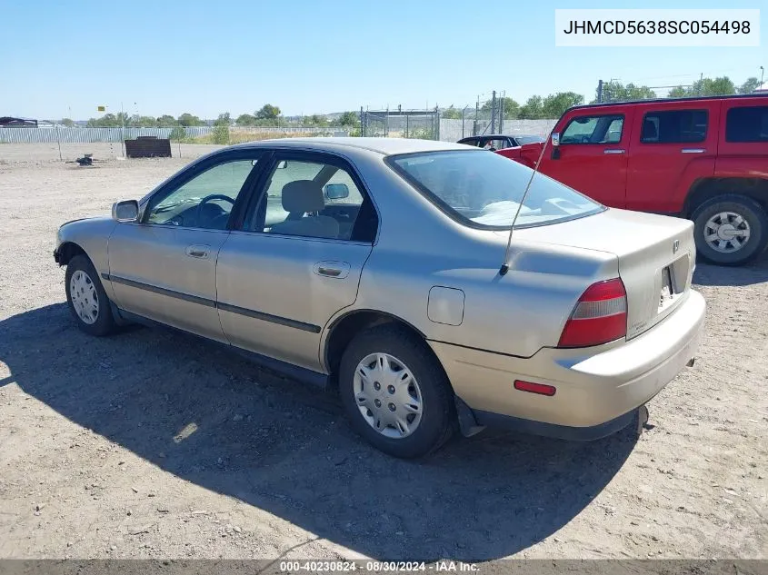 1995 Honda Accord Lx VIN: JHMCD5638SC054498 Lot: 40230824