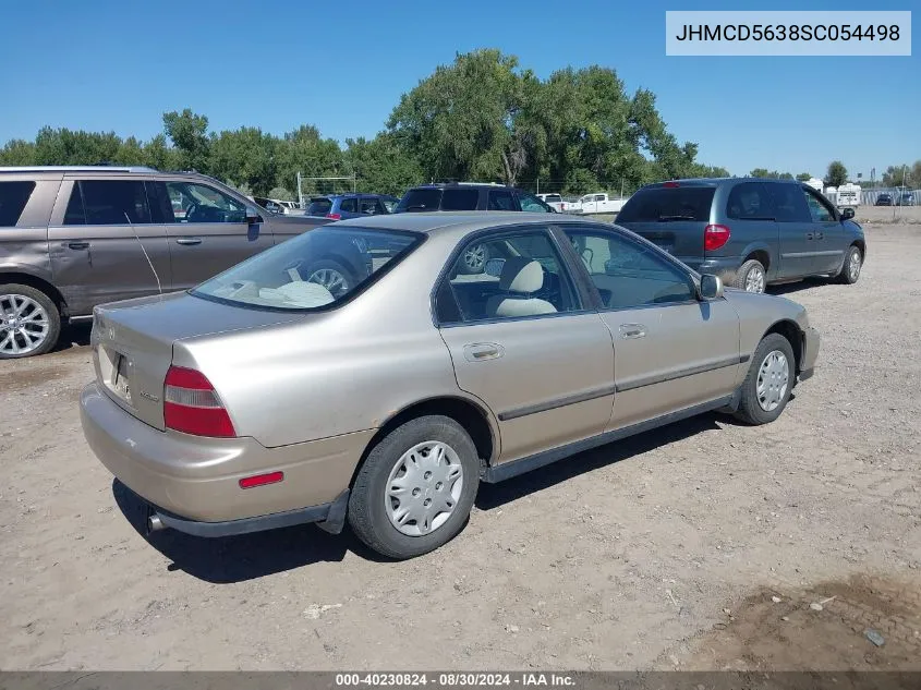 1995 Honda Accord Lx VIN: JHMCD5638SC054498 Lot: 40230824