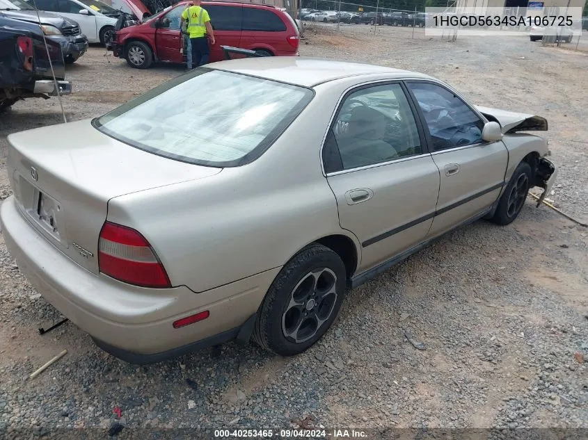 1HGCD5634SA106725 1995 Honda Accord Lx/Ex