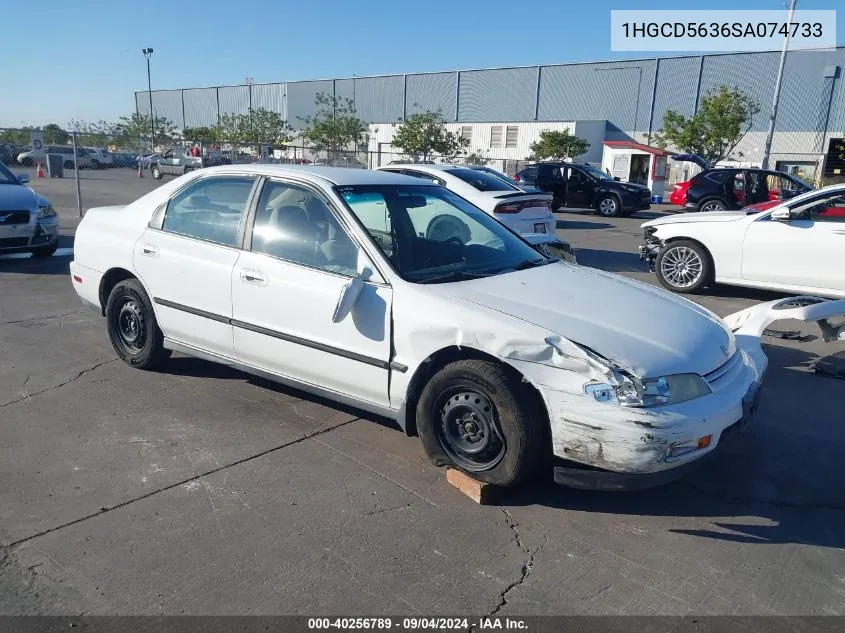 1995 Honda Accord Lx/Ex VIN: 1HGCD5636SA074733 Lot: 40256789