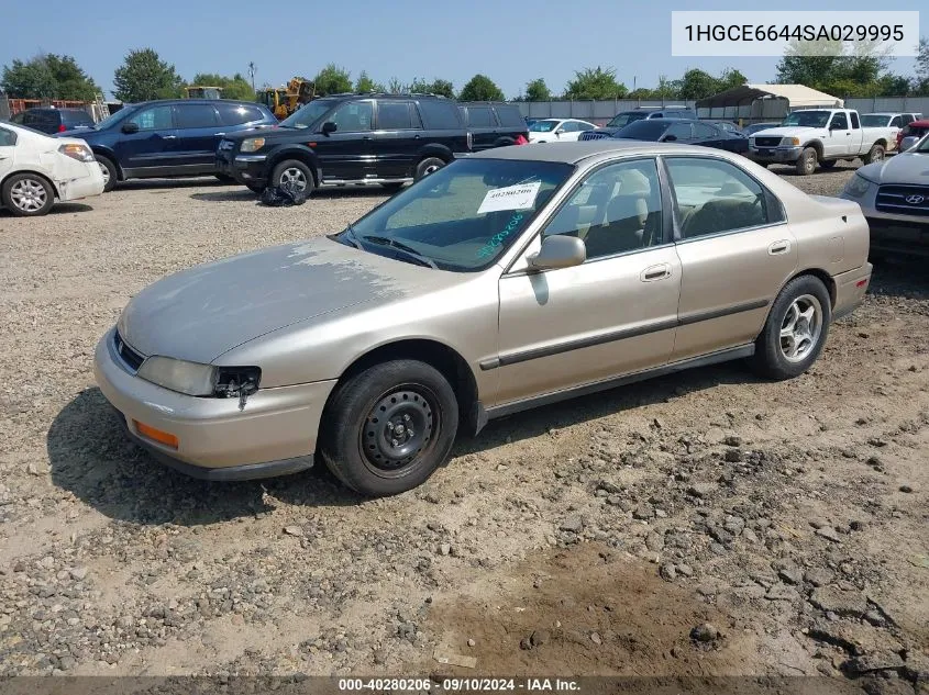 1995 Honda Accord Lx VIN: 1HGCE6644SA029995 Lot: 40280206