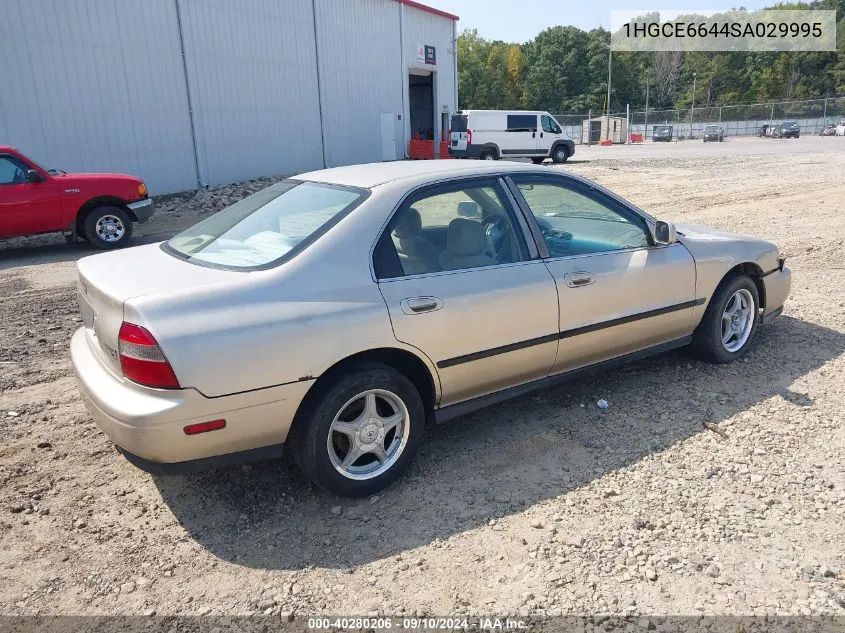 1995 Honda Accord Lx VIN: 1HGCE6644SA029995 Lot: 40280206