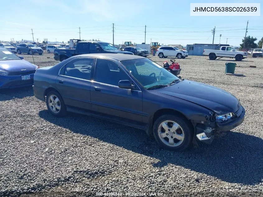 JHMCD5638SC026359 1995 Honda Accord Lx