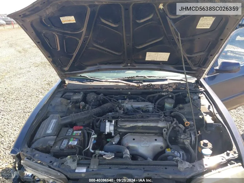 JHMCD5638SC026359 1995 Honda Accord Lx