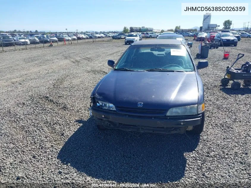 JHMCD5638SC026359 1995 Honda Accord Lx