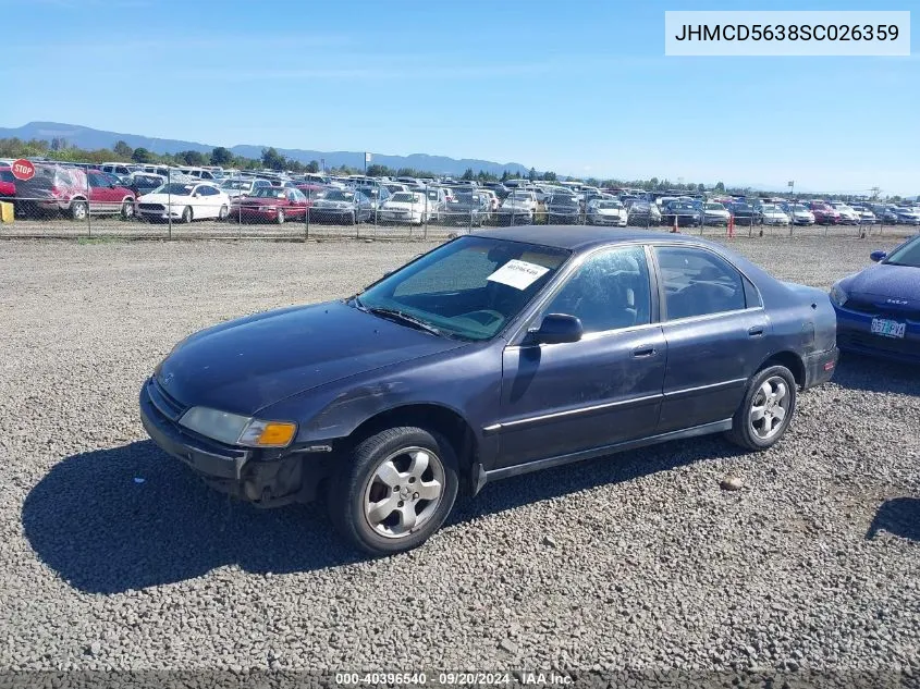 JHMCD5638SC026359 1995 Honda Accord Lx