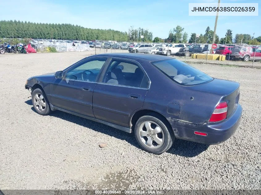 JHMCD5638SC026359 1995 Honda Accord Lx