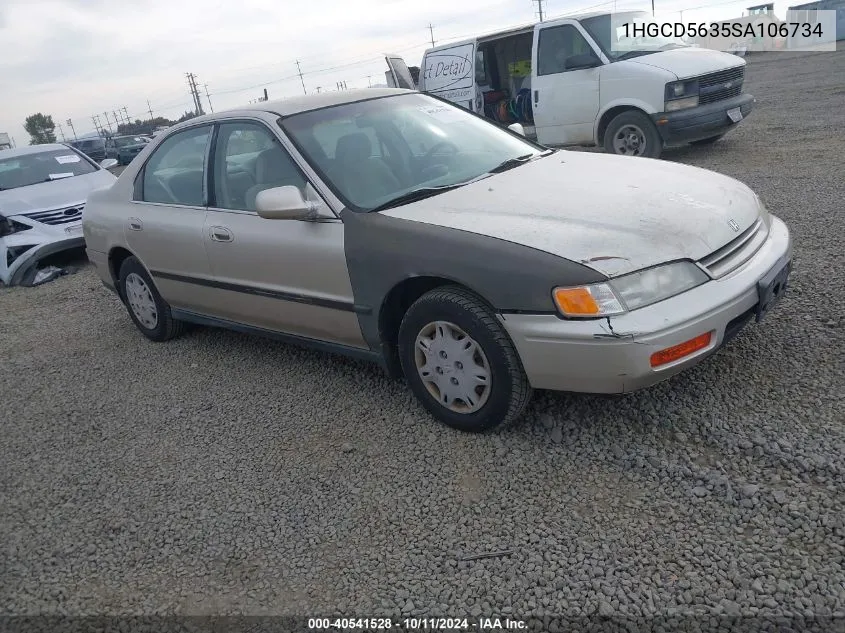 1995 Honda Accord Lx/Ex VIN: 1HGCD5635SA106734 Lot: 40541528