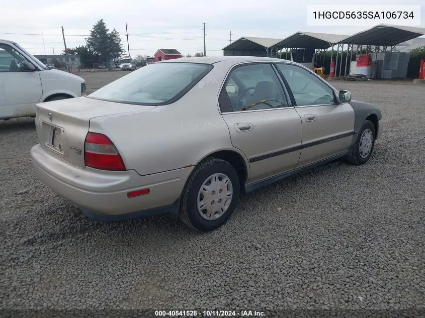 1HGCD5635SA106734 1995 Honda Accord Lx/Ex