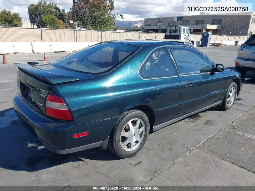 1HGCD7252SA000258 1995 Honda Accord Ex