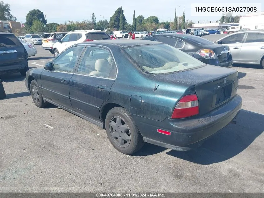 1HGCE6661SA027008 1995 Honda Accord Ex