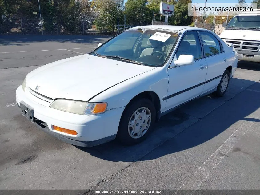 1995 Honda Accord Lx/Ex VIN: 1HGCD5636SA038346 Lot: 40821736