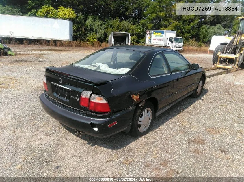 1996 Honda Accord Ex/Ex-R VIN: 1HGCD7259TA018354 Lot: 40009616