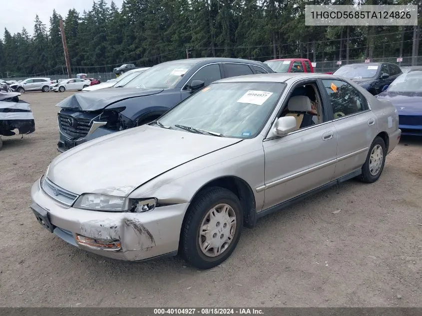 1996 Honda Accord Dx 25Th Anniversary VIN: 1HGCD5685TA124826 Lot: 40104927