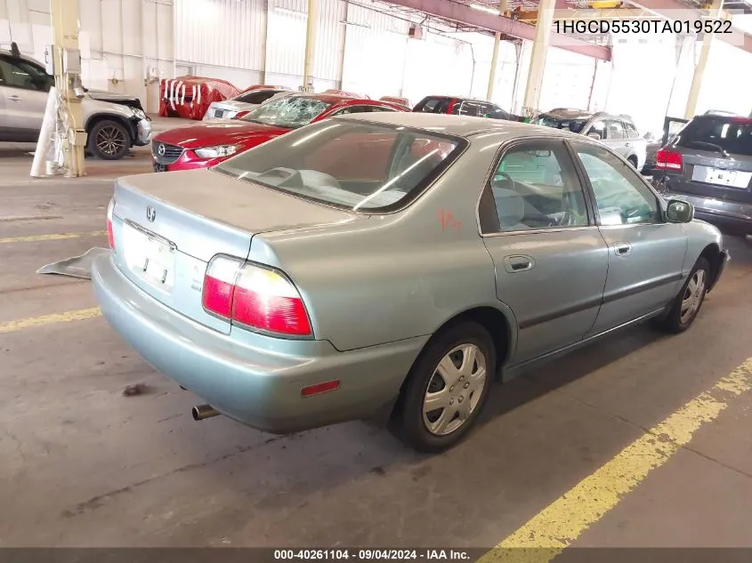 1996 Honda Accord Lx/Ex VIN: 1HGCD5530TA019522 Lot: 40261104