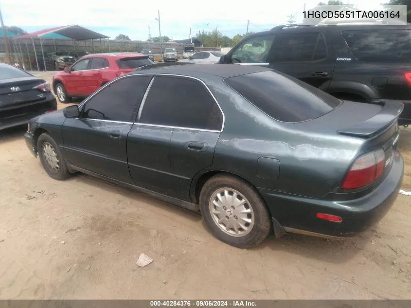 1996 Honda Accord Ex/Ex-R VIN: 1HGCD5651TA006164 Lot: 40284376