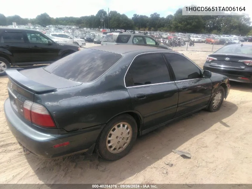 1996 Honda Accord Ex/Ex-R VIN: 1HGCD5651TA006164 Lot: 40284376