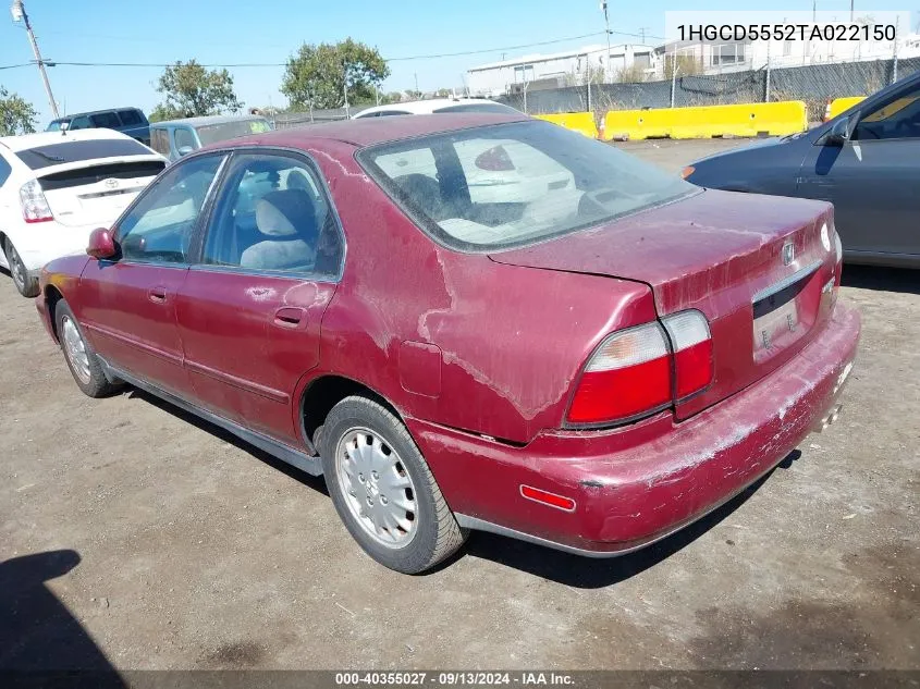 1HGCD5552TA022150 1996 Honda Accord Ex/Ex-R