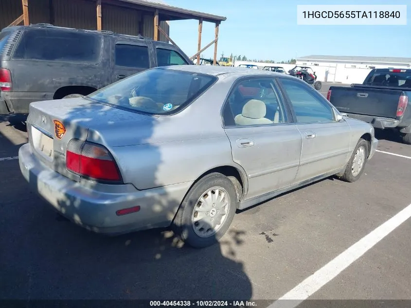 1996 Honda Accord Ex/Ex-R VIN: 1HGCD5655TA118840 Lot: 40454338