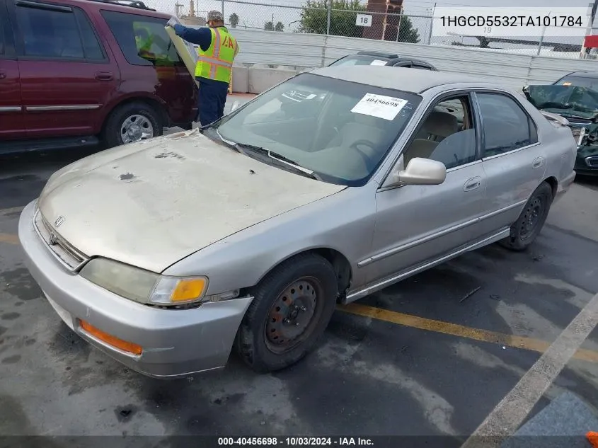 1996 Honda Accord Lx/Ex VIN: 1HGCD5532TA101784 Lot: 40456698