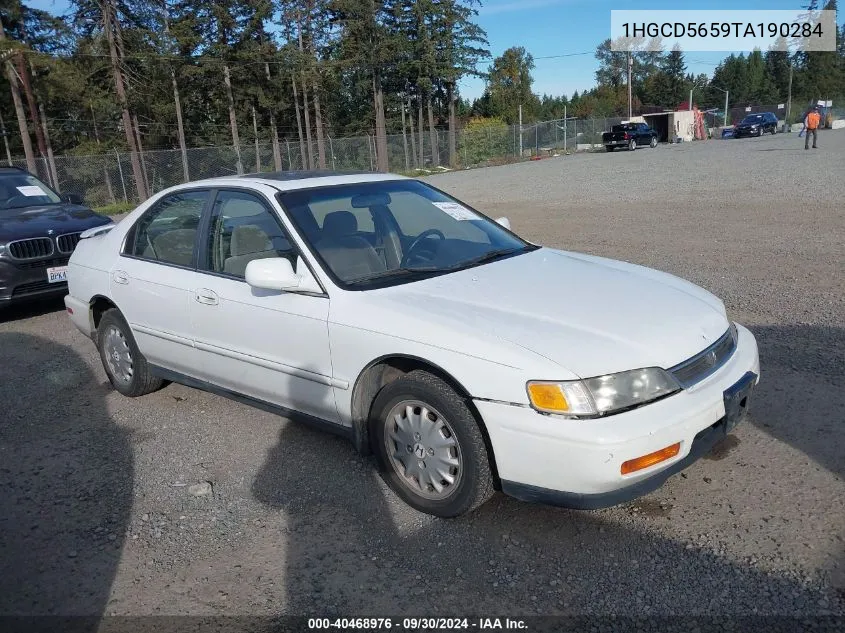 1996 Honda Accord Ex/Ex-R VIN: 1HGCD5659TA190284 Lot: 40468976